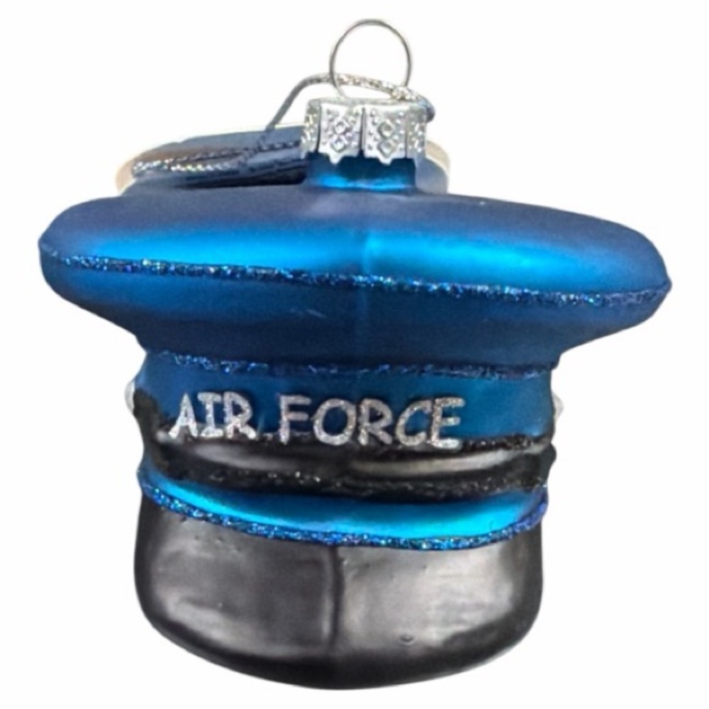 AIR FORCE Blue and Black Hat Ornament